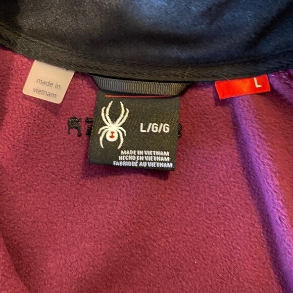 NWOT  Spyder Constant Burgundy Full-Zip Fleece Jacket Ladies L - Picture 5 of 14